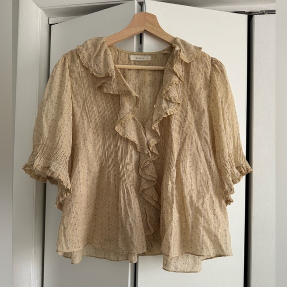 Doen Henri Blouse in Frances Floral sz S - Picture 5 of 12